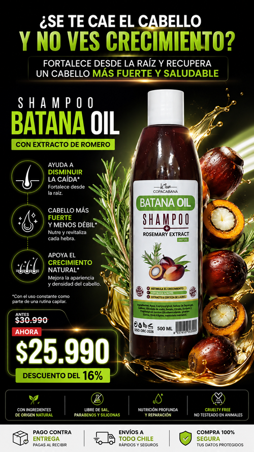 Shampoo Batana Oil | Fuerza y Nutrición Capilar