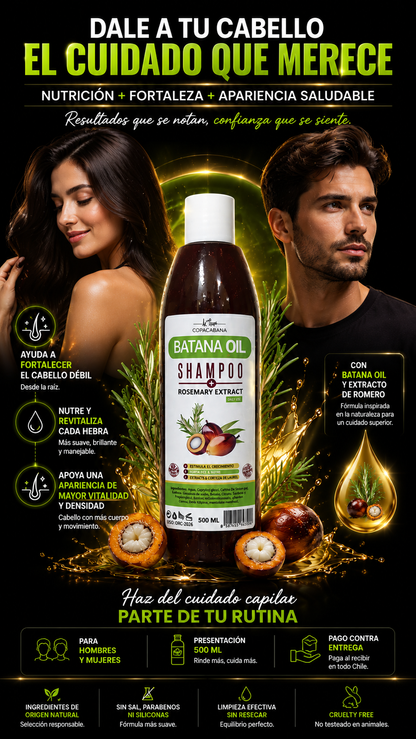 Shampoo Batana Oil | Fuerza y Nutrición Capilar