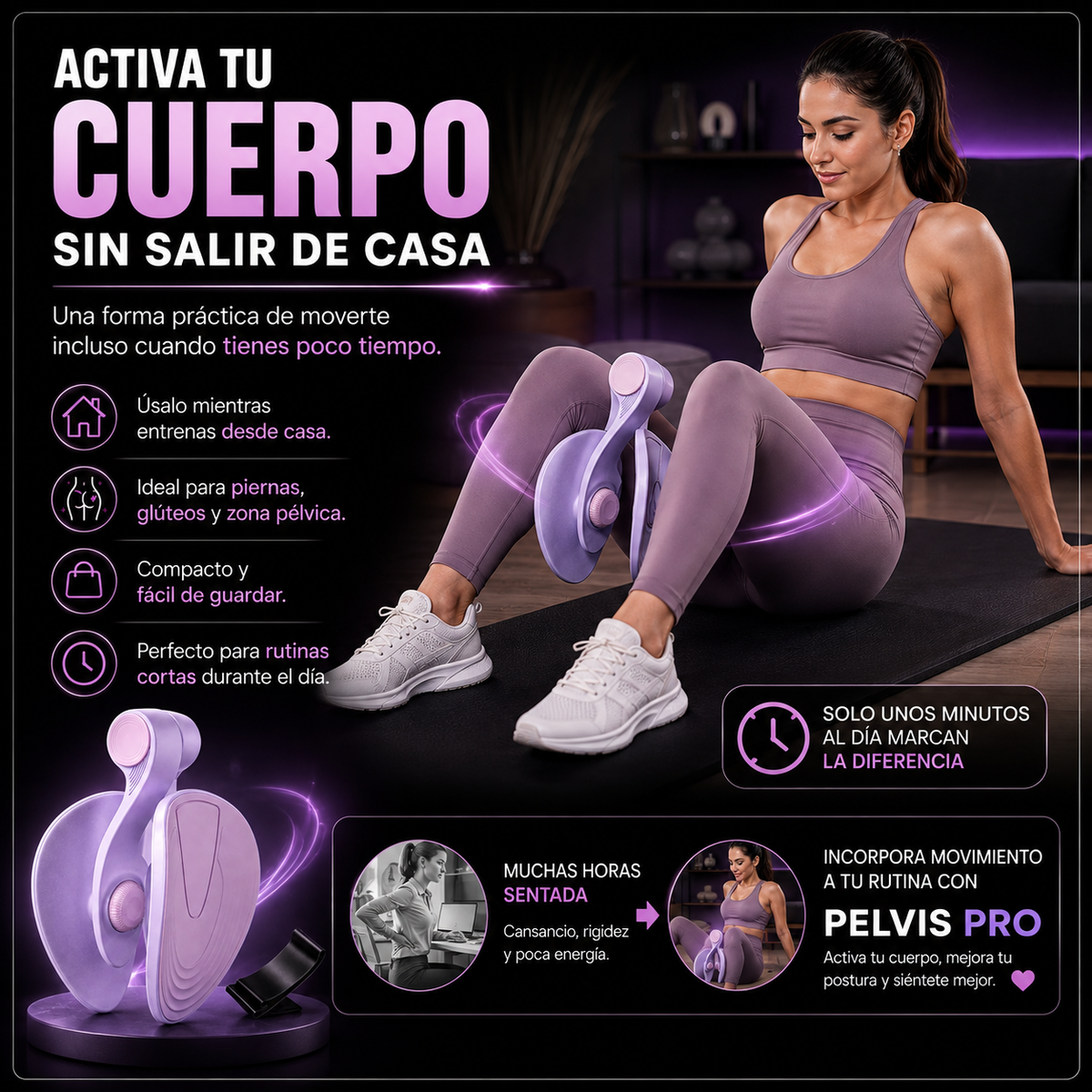 EJERCITADOR DE PELVIS EN CASA